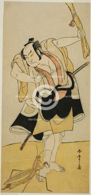 The Actor Otani Hiroji III in an Unidentified Role, Japan, c. 1780. Creator: Shunsho.