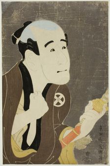 The actor Otani Tokuji I as manservant Sodesuke, 1794. Creator: Tôshûsai Sharaku