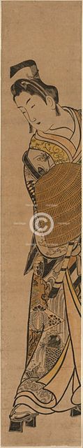 The Actor Onoe Kikugoro I as Soga no Goro, c. 1744. Creator: Okumura Masanobu.