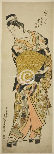 The Actor Onoe Kikugoro I as Soga no Goro, c. 1744. Creator: Okumura Masanobu.