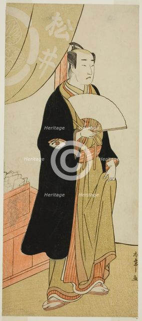 The Actor Onoe Matsusuke I in an Unidentified Role, Japan, early 1780s. Creator: Shunsho.