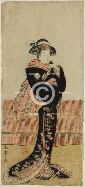The Actor Azuma Tozo III in an Unidentified Role, Japan, early 1780s. Creator: Shunsho.