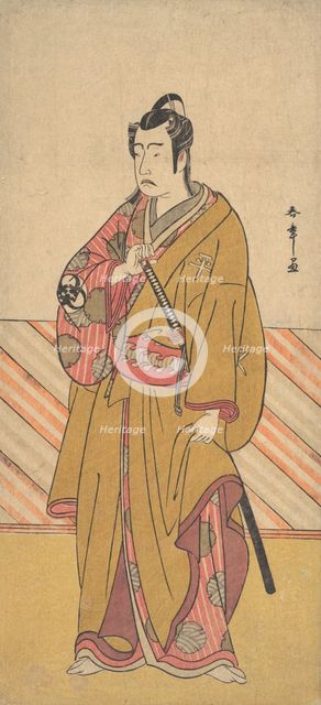The Actor Bando Mitsugoro I as one of the Conen Otoko or Five Kyokaku, ca. 1778. Creator: Shunsho.