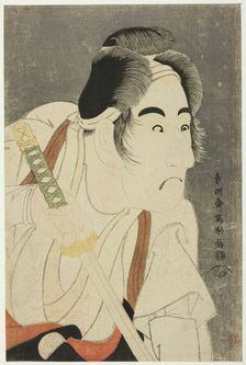 The actor Bando Mitsugoro II as Ishii Genzo, 1794. Creator: Tôshûsai Sharaku
