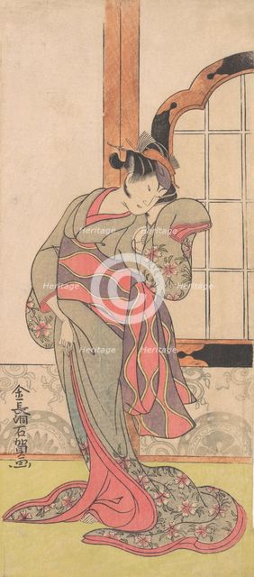 The Actor Iwai Hanshiro, 1780-1790. Creator: Kinchodo Sekiga.
