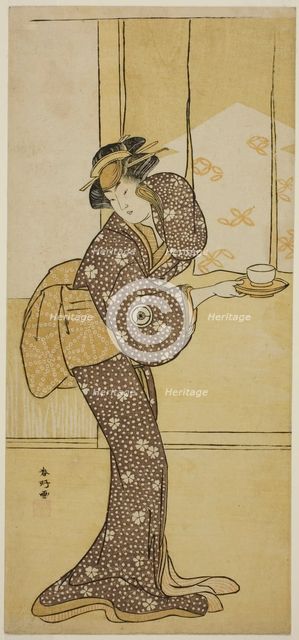 The Actor Iwai Hanshiro IV in an Unidentified Role, c. 1784. Creator: Katsukawa Shunko.