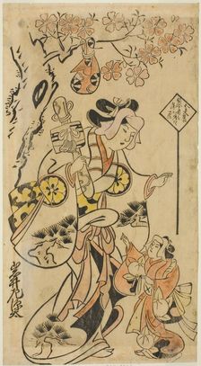 The Actor Iwai Sagenta I, c. 1701. Creator: Torii Kiyonobu I