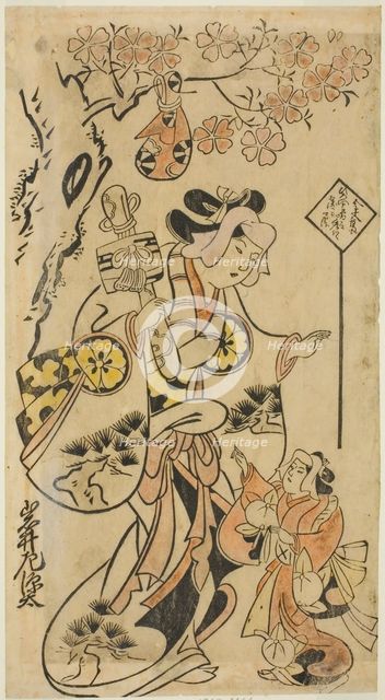 The Actor Iwai Sagenta I, c. 1701. Creator: Torii Kiyonobu I.