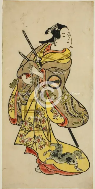The Actor Ichikawa Monnosuke I, c. 1719. Creator: Okumura Toshinobu.