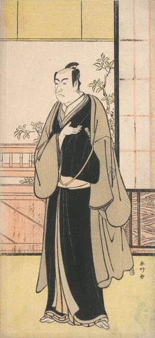 The Actor Ichikawa Monnosuke II as a Kyokaku, ca. 1777. Creator: Katsukawa Shunko