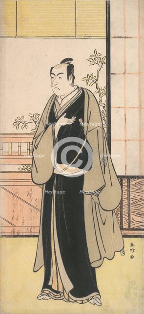 The Actor Ichikawa Monnosuke II as a Kyokaku, ca. 1777. Creator: Katsukawa Shunko.