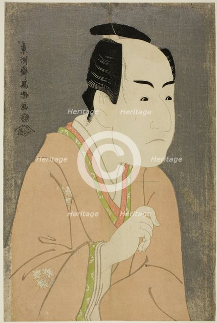 The actor Ichikawa Monnosuke II as Date no Yosaku, 1794. Creator: Tôshûsai Sharaku.