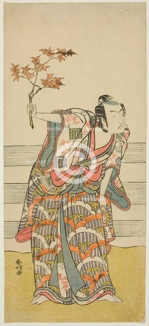 The Actor Ichikawa Monnosuke II in an Unidentified Role, c. 1785. Creator: Katsukawa Shunko.