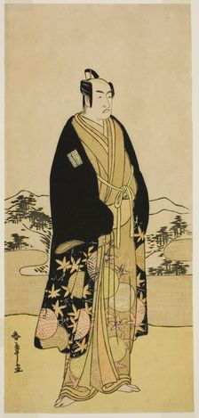The Actor Ichikawa Monnosuke II in an Unidentified Role, Japan, early 1780s. Creator: Shunsho