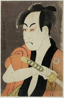 The actor Ichikawa Omezo as the manservant Ippei, 1794. Creator: Tôshûsai Sharaku