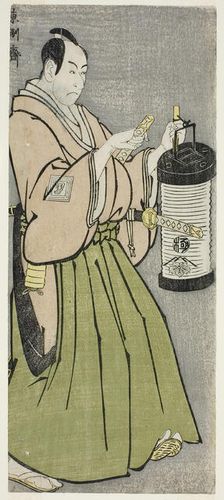The Actor Ichikawa Omezo I as Tomita Hyotaro (Shodai Ichikawa Omezo no Tomita Hyotaro), 1794. Creator: Tôshûsai Sharaku