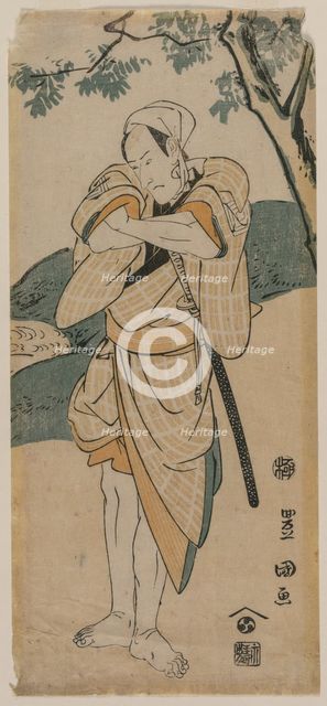 The Actor Ichikawa Danjuro as a Samurai, 1769-1825. Creator: Utagawa Toyokuni (Japanese, 1769-1825).