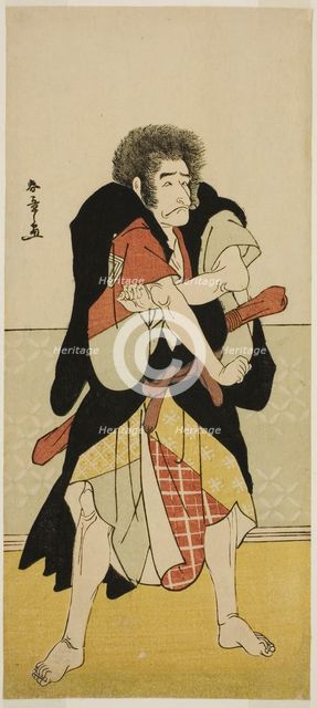 The Actor Ichikawa Danjuro V as the Renegade Monk Wantetsu of Okami-dani in the Play..., c. 1778. Creator: Shunsho.