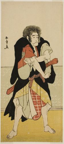 The Actor Ichikawa Danjuro V as the Renegade Monk Wantetsu of Okami-dani in the Play..., c. 1778. Creator: Shunsho
