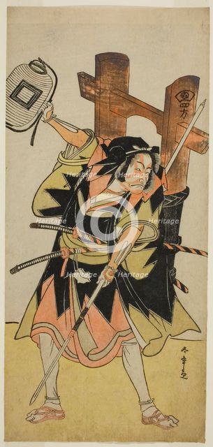 The Actor Ichikawa Danjuro V as a Loyal Ronin, Japan, c. 1783. Creator: Shunsho.