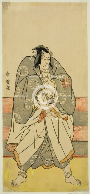 The Actor Ichikawa Danjuro V as Akushichibyoe Kagekiyo (?), c. 1783/84. Creator: Katsukawa Shunjo.