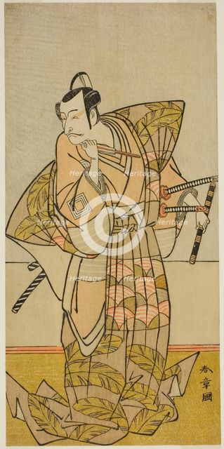 The Actor Ichikawa Danjuro V as Chichibu no Shigetada, Japan, c. 1773. Creator: Shunsho.