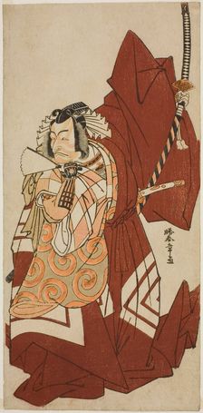 The Actor Ichikawa Danjuro V as Hannya no Goro in the Play Sugata no Hana Yuki no..., c. 1776. Creator: Shunsho