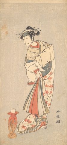 The Actor Ichikawa Danjuro V in the Role of a Woman, 1772. Creator: Shunsho