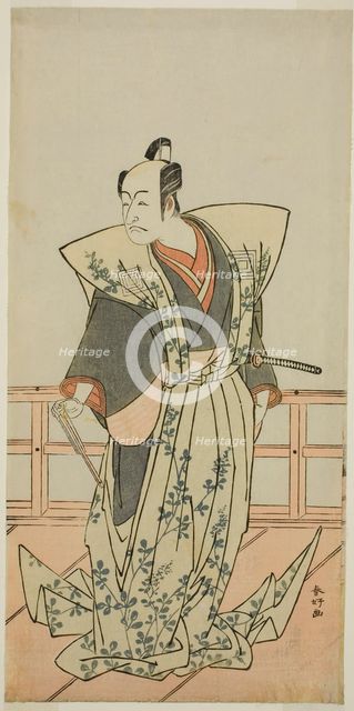 The Actor Ichikawa Danjuro V in an Unidentified Role, c. 1776. Creator: Katsukawa Shunko.