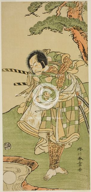 The Actor Ichikawa Danjuro V in an Unidentified Role, Japan, c. 1772. Creator: Shunsho.