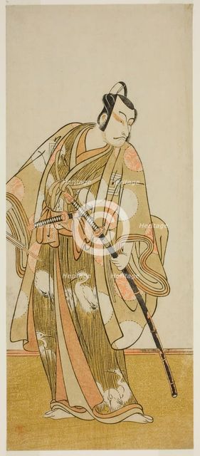 The Actor Ichikawa Danjuro V in an Unidentified Role, Japan, c. 1773. Creator: Shunsho.