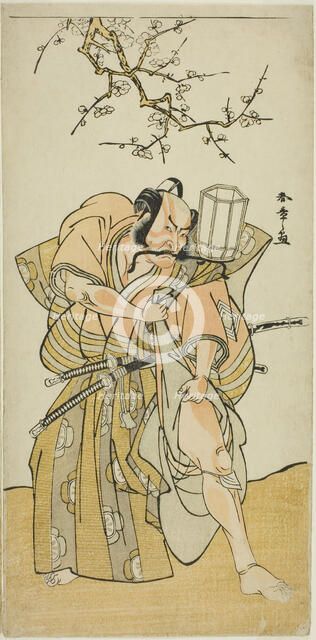 The Actor Ichikawa Danzo IV as Kamakura no Gongoro Kagemasa, in the Fifth Scene of the..., c. 1778. Creator: Shunsho.