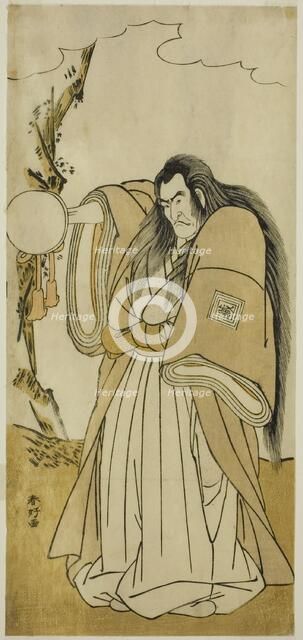 The Actor Ichikawa Danzo IV as Shutokuin in the Play Tokimekuya O-Edo no Hatsuyuki..., c. 1780. Creator: Katsukawa Shunko.