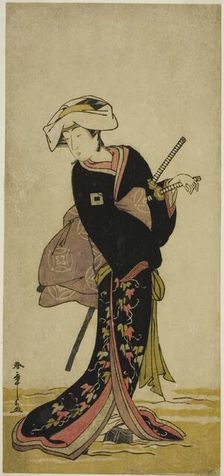 The Actor Ichikawa Danzo IV as Tonase in the Play Kanadehon Chushingura, Performed..., c. 1781. Creator: Shunsho