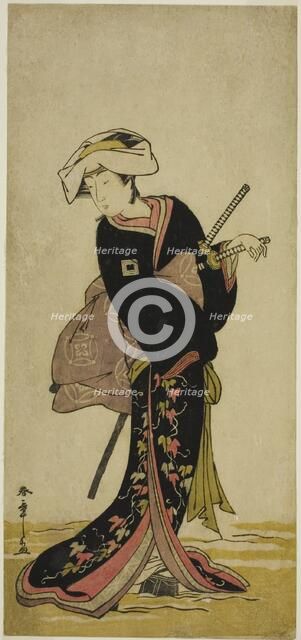 The Actor Ichikawa Danzo IV as Tonase in the Play Kanadehon Chushingura, Performed..., c. 1781. Creator: Shunsho.