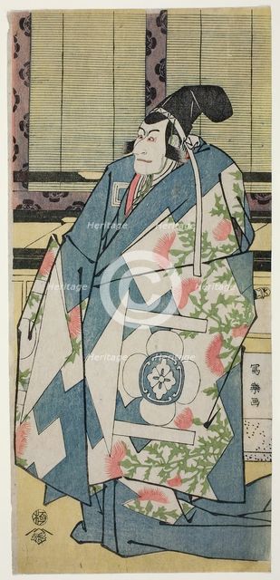 The Actor Ichikawa Ebizo as Kudo Saemon Suketsune (Ichikawa Ebizo no Kudo Saemon..., 1795 (Kansei 7) Creator: Tôshûsai Sharaku.