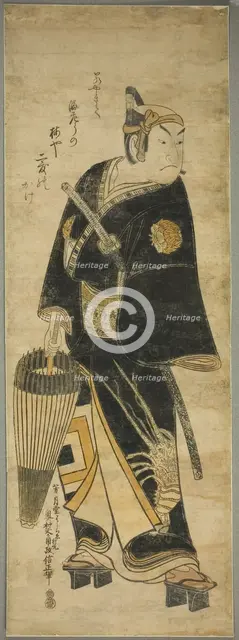 The Actor Ichikawa Ebizo I as Sukeroku, c. 1749. Creator: Okumura Masanobu.