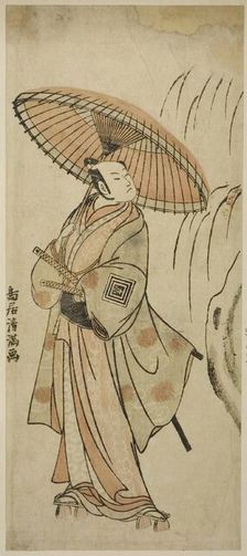 The Actor Ichikawa Komazo II, c. 1768. Creator: Torii Kiyomitsu