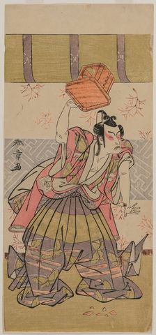 The Actor Ichikawa Raizo as Soga No Goro, mid-1770s. Creator: Katsukawa Shunsho (Japanese, 1726-1792)
