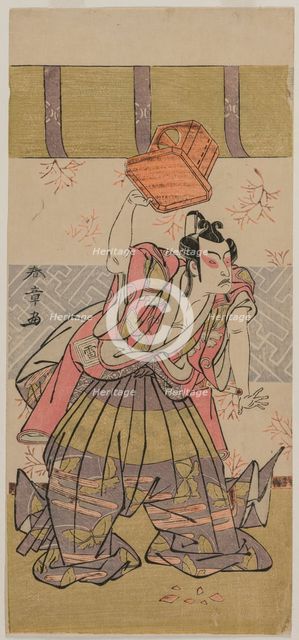 The Actor Ichikawa Raizo as Soga No Goro, mid-1770s. Creator: Katsukawa Shunsho (Japanese, 1726-1792).