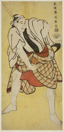 The actor Ichikawa Tomiemon as Inokuma Monbei, 1794. Creator: Tôshûsai Sharaku