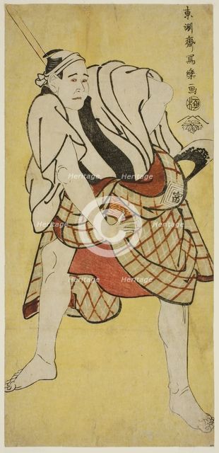 The actor Ichikawa Tomiemon as Inokuma Monbei, 1794. Creator: Tôshûsai Sharaku.