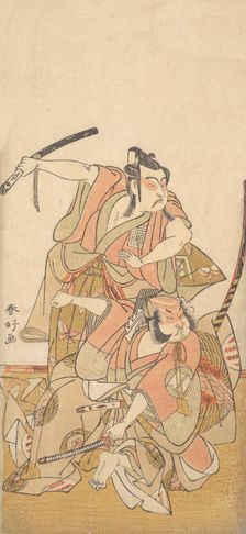 The Actor Ichikawa Yaozo II in the Role of Soga no Goro, ca. 1772. Creator: Katsukawa Shunko