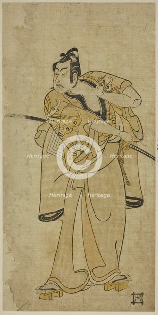 The Actor Ichikawa Yaozo II, late 18th century. Creator: Ippitsusai Buncho.