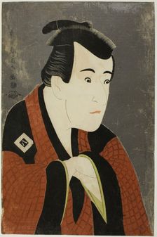 The actor Ichikawa Yaozo III as Tanabe Bunzo, 1794. Creator: Tôshûsai Sharaku