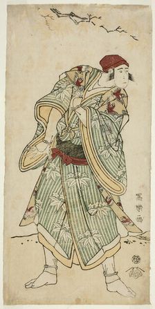 The Actor Ichikawa Yaozo III as the Sparrow Seller Bunji Yasukata (Sandai-me..., 1794 (Kansei 6). Creator: Toshusai Sharaku