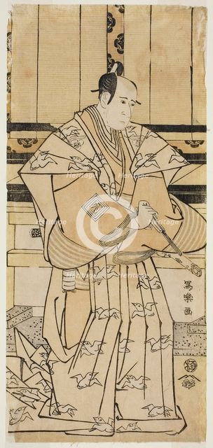 The Actor Ichikawa Yaozo lll as Soga no Juro Sukenari (Sandai-me Ichikawa Yaozo no...1795. Creator: Toshusai Sharaku.