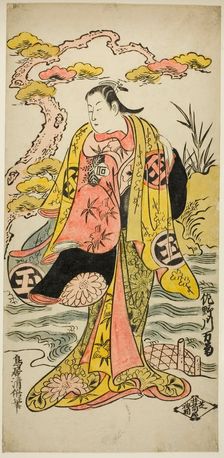 The Actor Sanogawa Mangiku I, c. 1731. Creator: Torii Kiyomasu