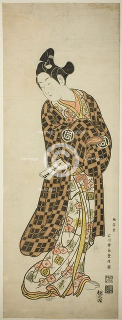 The Actor Sanogawa Ichimatsu I as Hisamatsu, c. 1748. Creator: Ishikawa Toyonobu.