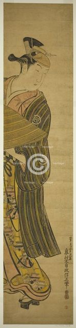 The Actor Sanogawa Ichimatsu I, c. 1744. Creator: Okumura Masanobu.
